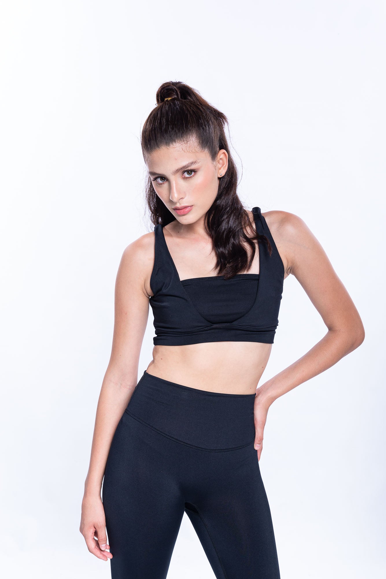 Set Cher & Leggings Negro